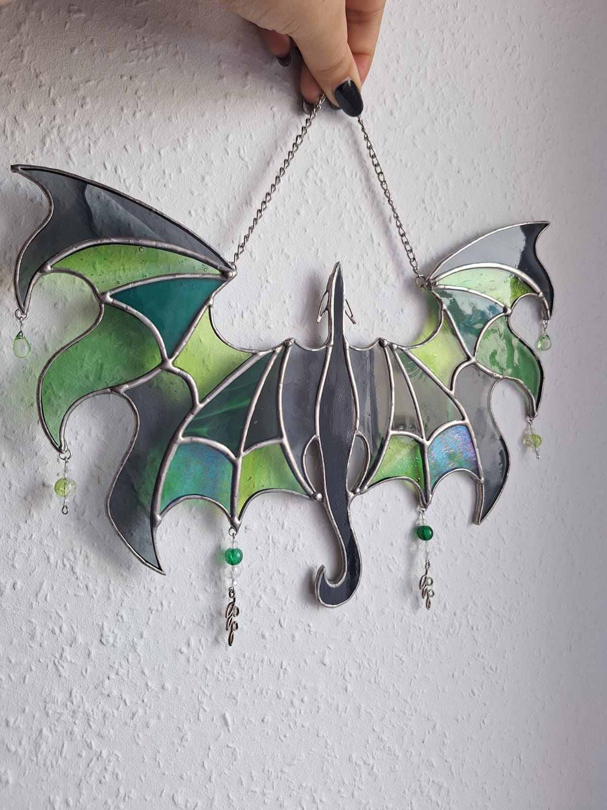 Grün/Schwarzer Drache