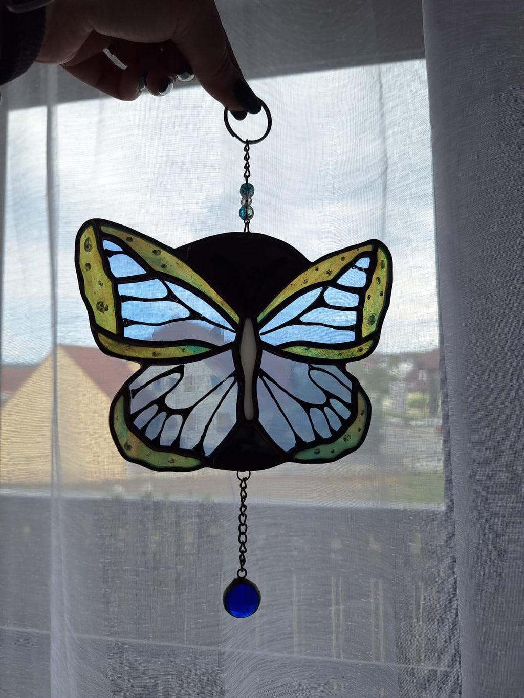 Schmetterling Blau-Grün