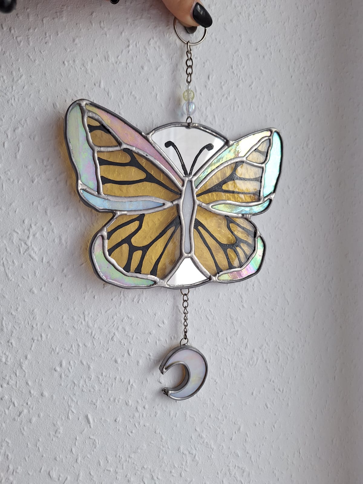 Schmetterling Gelb irisierend
