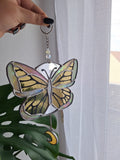 Schmetterling Gelb irisierend