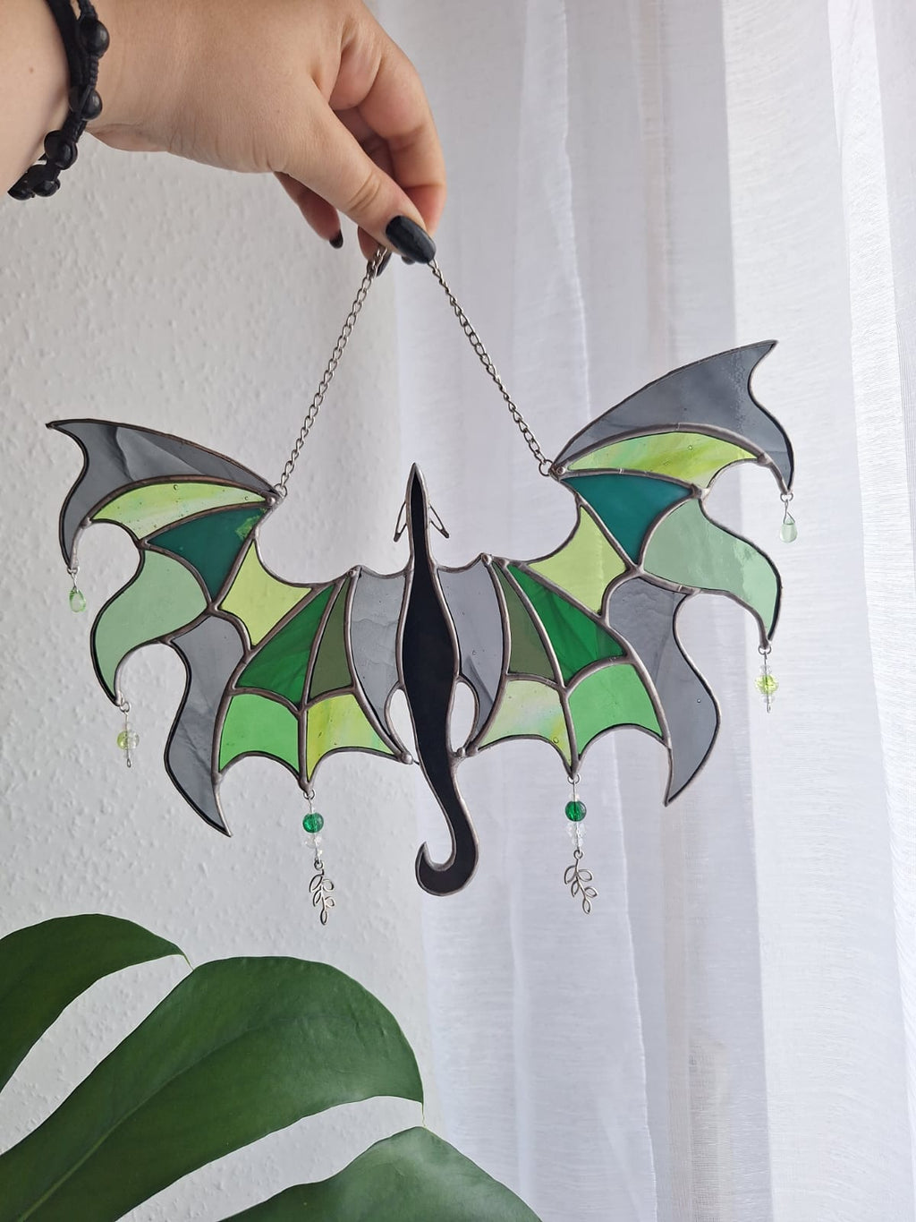Grün/Schwarzer Drache