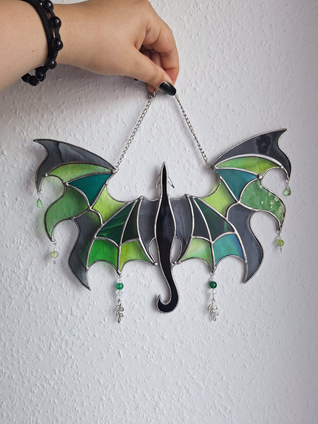 Grün/Schwarzer Drache