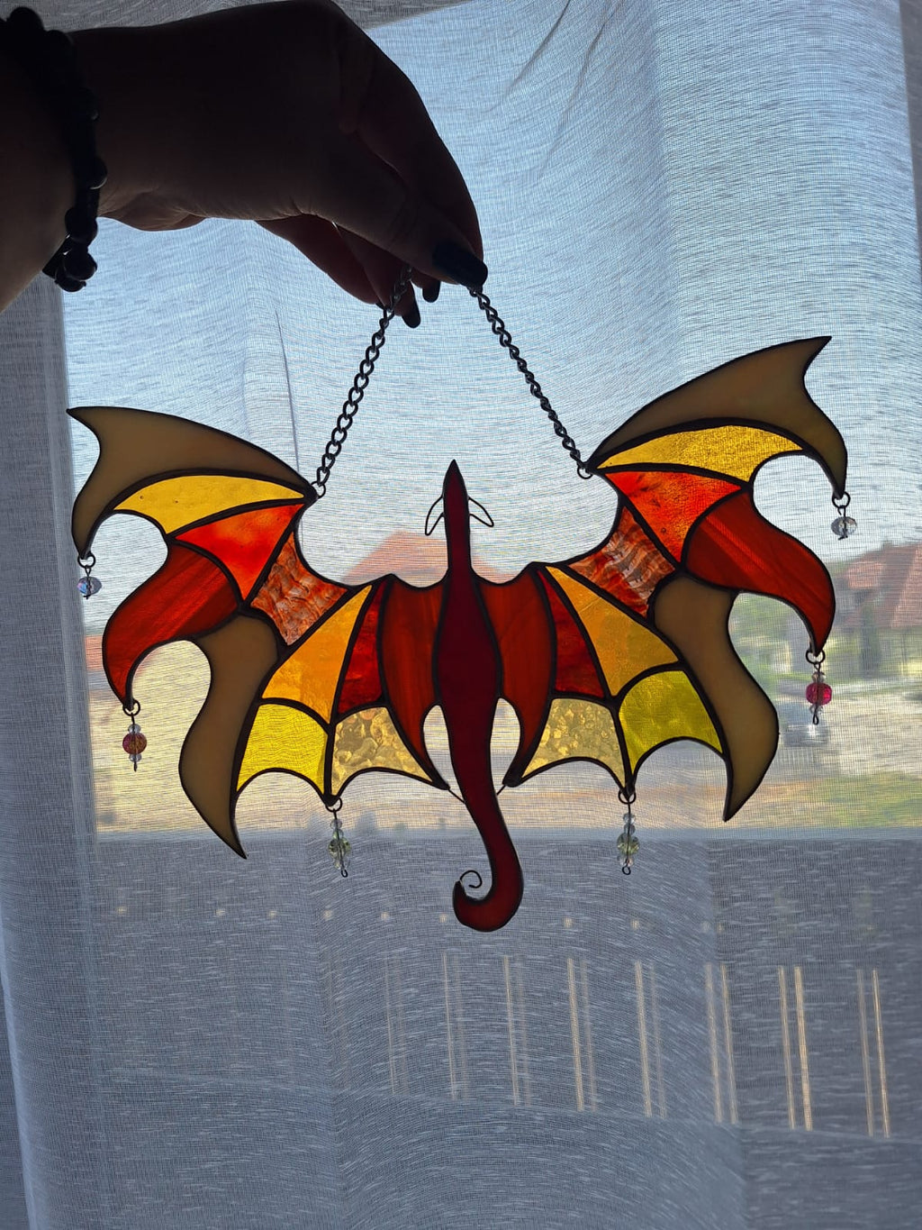 Orange/Gelber Drache