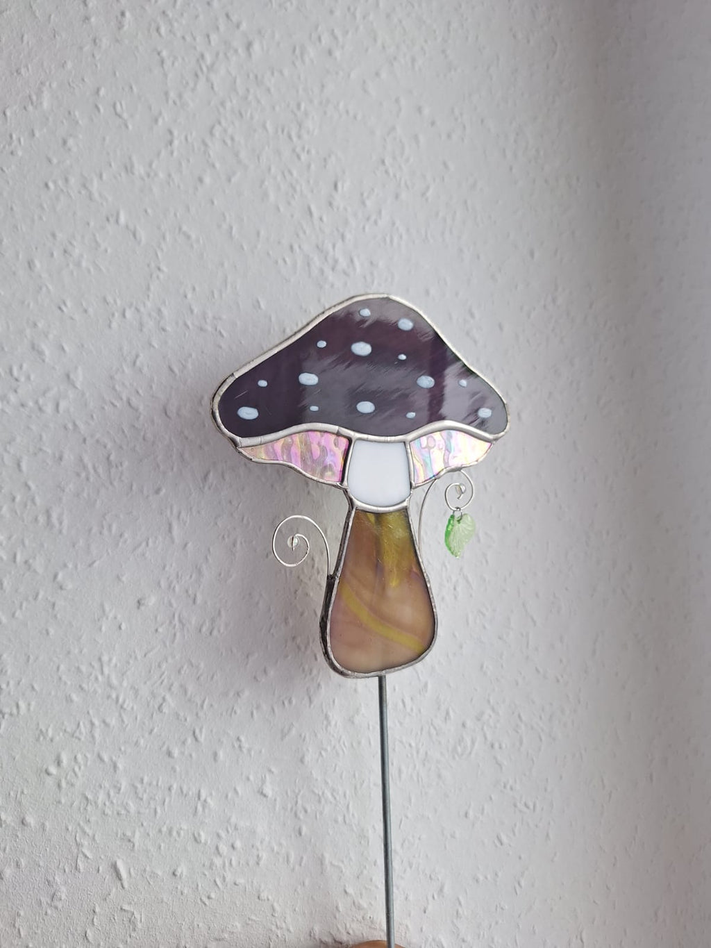 Pilz Pflanzenstecker Lila