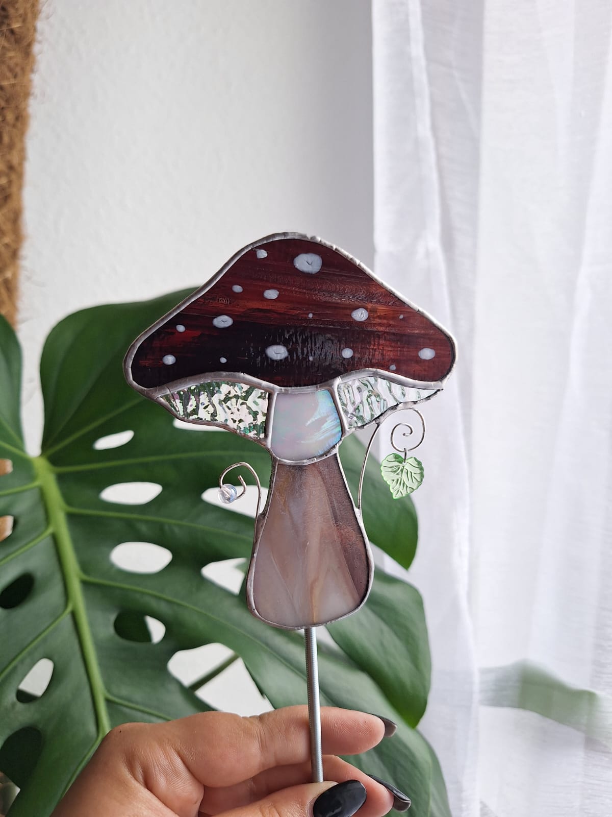Pilz Pflanzenstecker Rot