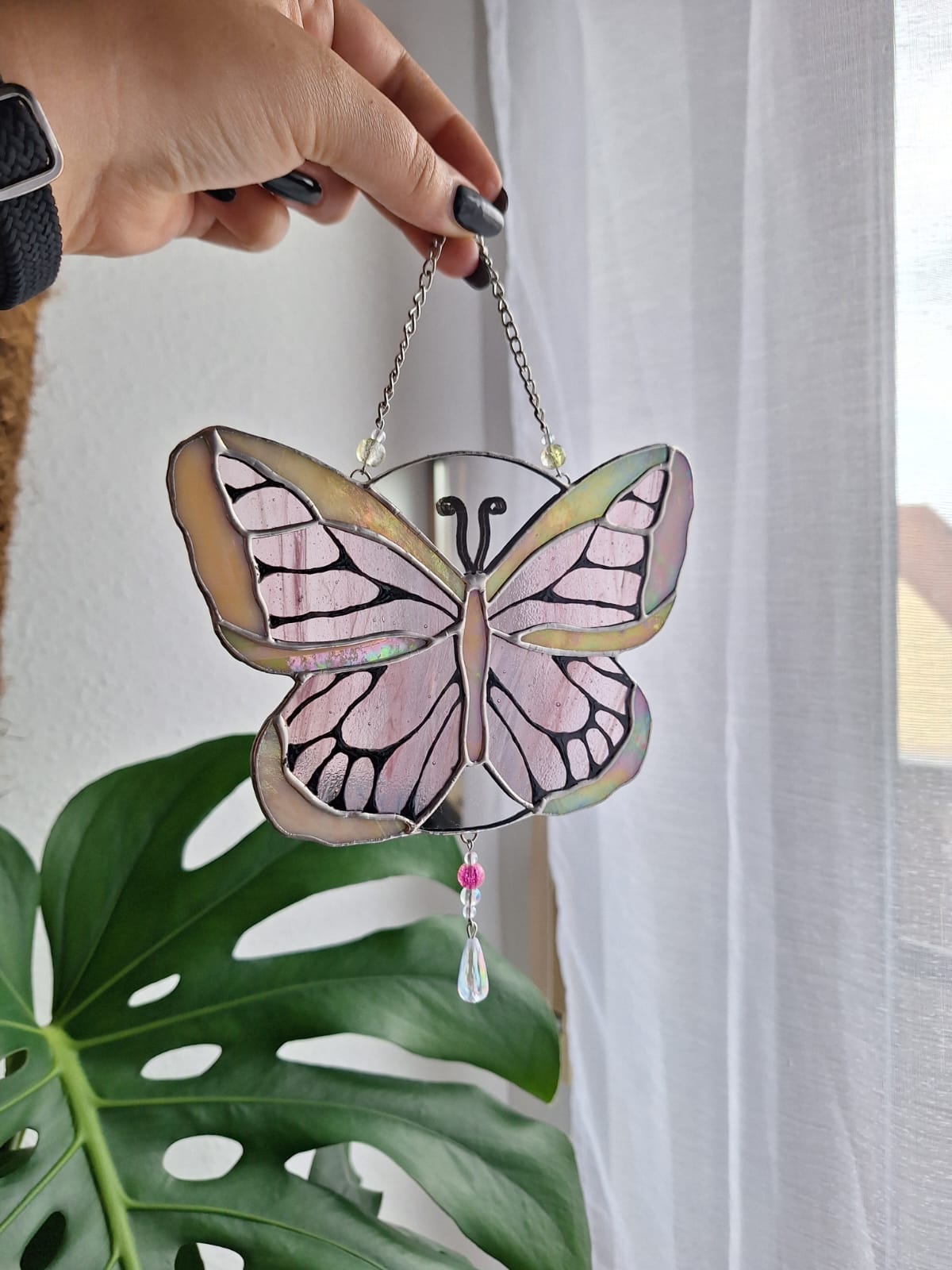Schmetterling Gelb-Pink