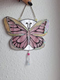 Schmetterling Gelb-Pink